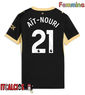Manchester City Rayan Ait-Nouri #21 Seconda Maglia Femmina 2026-27 Manica Corta